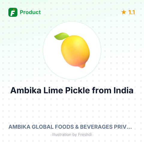 Ambika Lime Pickle – summary card, no photo uploaded yet