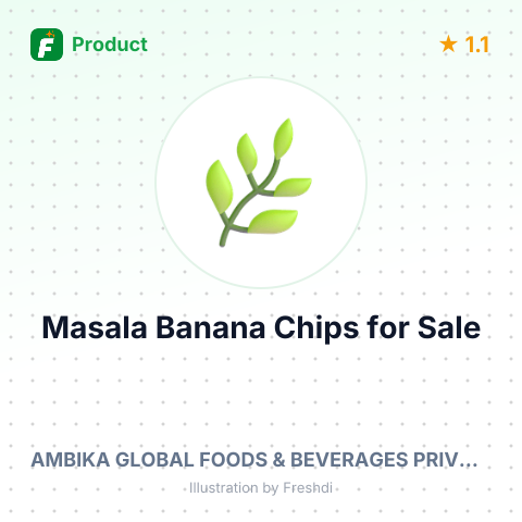 Ambika Long Masala Banana Chips – summary card, no photo uploaded yet