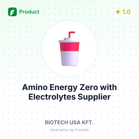 Amino Energy Zero with Electrolytes – summary card, no photo uploaded yet
