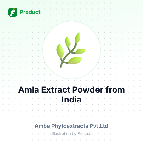 Amla Extract Powder – summary card, no photo uploaded yet