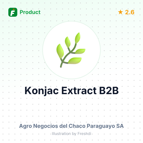Amorphophallus Konjac Extract – summary card, no photo uploaded yet