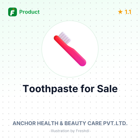 Anchor Lemon Mint Gel Toothpaste – summary card, no photo uploaded yet