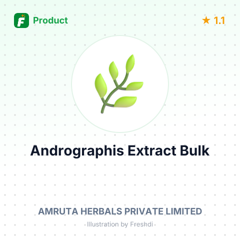 Andrographis Paniculata Plant Powder Extract 10:1 – summary card, no photo uploaded yet