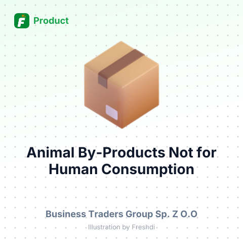 Animal By-Products Not for Human Consumption – summary card, no photo uploaded yet