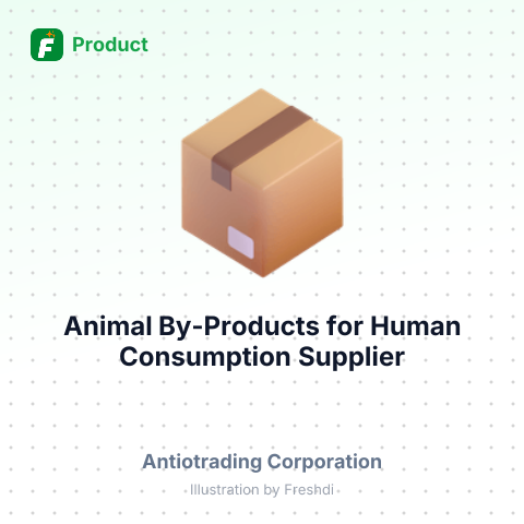 Animal By-Products for Human Consumption – summary card, no photo uploaded yet