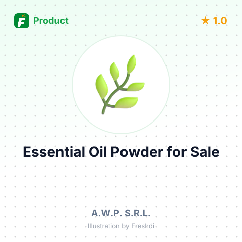 Animal Feed Additive - Essential Oil Powder – summary card, no photo uploaded yet