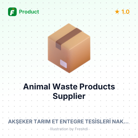 Animal Waste Products – summary card, no photo uploaded yet