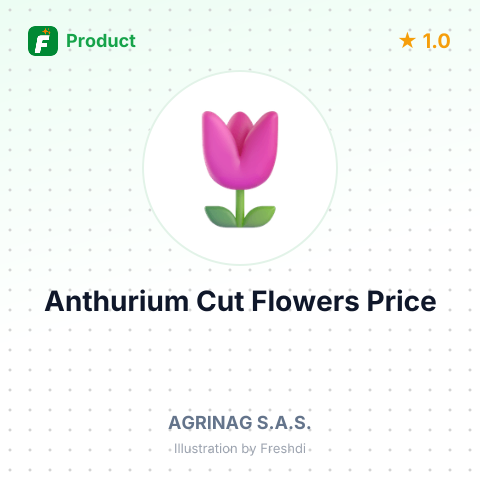 Anthurium Cut Flowers – summary card, no photo uploaded yet