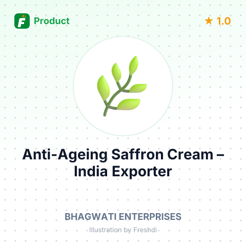 Anti-Ageing Saffron Cream – summary card, no photo uploaded yet