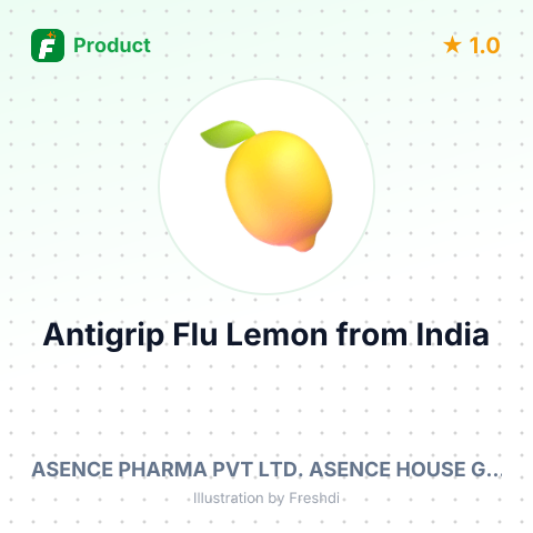 Antigrip Flu Lemon – summary card, no photo uploaded yet