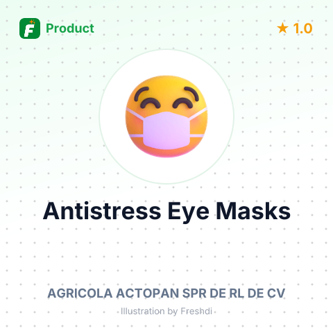 Antistress Eye Masks – summary card, no photo uploaded yet