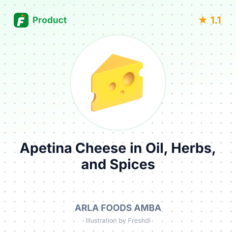 Apetina Cheese in Oil, Herbs, and Spices – summary card, no photo uploaded yet