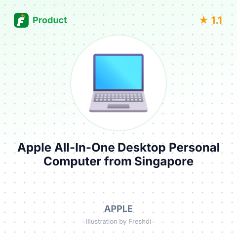 Apple All-In-One Desktop Personal Computer – summary card, no photo uploaded yet