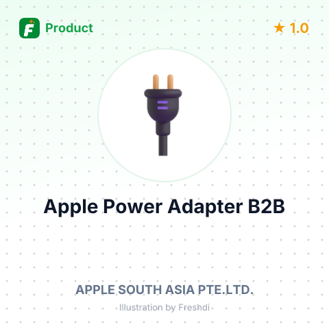 Apple Duckhead Power Adapter – summary card, no photo uploaded yet
