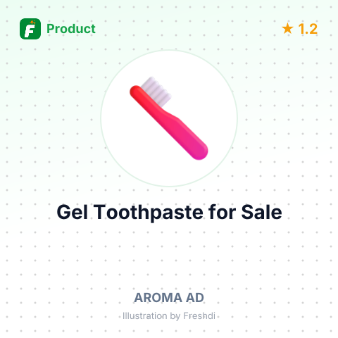 Apple Flavored Gel Toothpaste – summary card, no photo uploaded yet