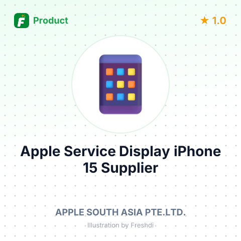 Apple Service Display iPhone 15 – summary card, no photo uploaded yet