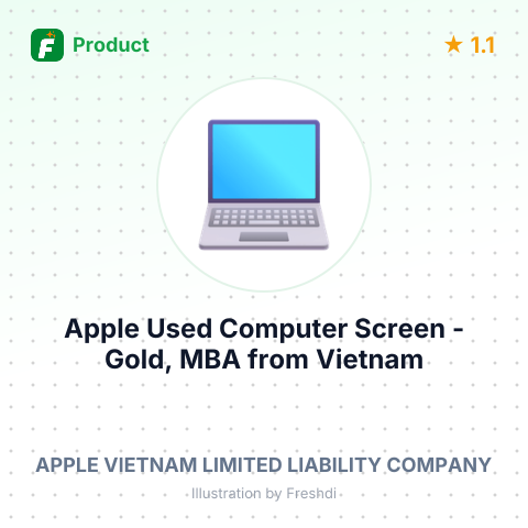 Apple Used Computer Screen - Gold, MBA – summary card, no photo uploaded yet