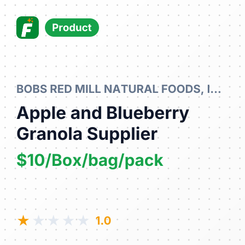 Apple and Blueberry Granola – summary card, no photo uploaded yet