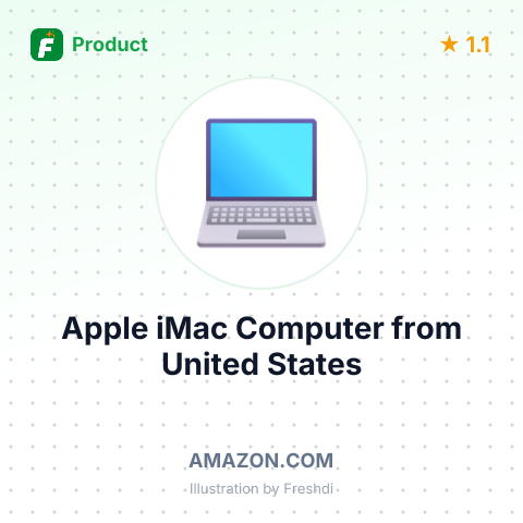 Apple iMac Computer – summary card, no photo uploaded yet