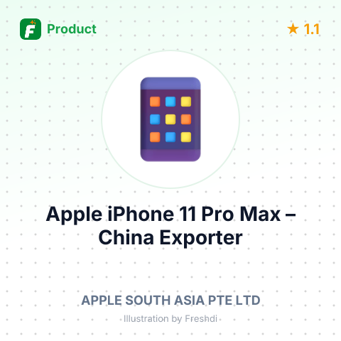 Apple iPhone 11 Pro Max – summary card, no photo uploaded yet