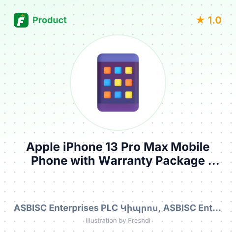 Apple iPhone 13 Pro Max Mobile Phone with Warranty Package (without Screen) – summary card, no photo uploaded yet