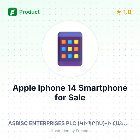 Apple iPhone 14 128GB Smartphone – summary card, no photo uploaded yet