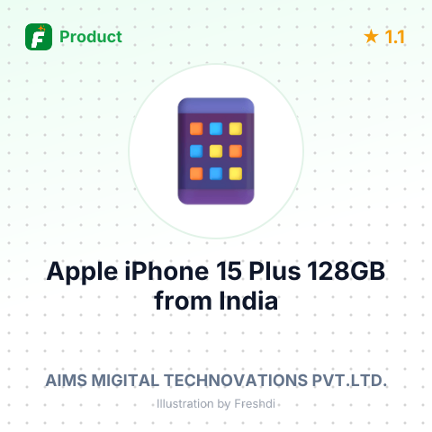 Apple iPhone 15 Plus 128GB – summary card, no photo uploaded yet