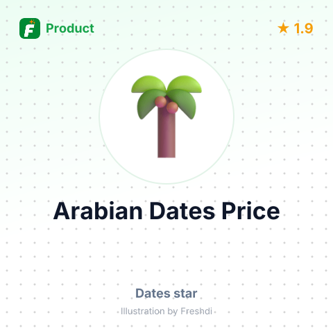 Arabian Dates  – summary card, no photo uploaded yet