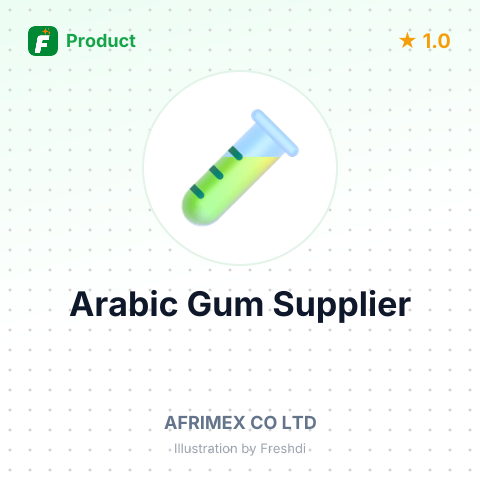 Arabic Gum (Acacia) – summary card, no photo uploaded yet