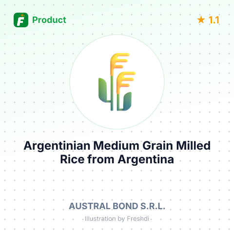 Argentinian Medium Grain Milled Rice – summary card, no photo uploaded yet