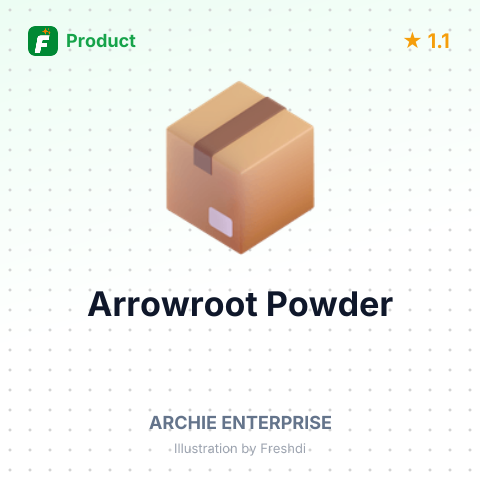 Arrowroot Powder – summary card, no photo uploaded yet