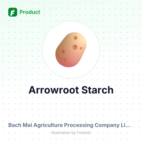 Arrowroot Starch – summary card, no photo uploaded yet