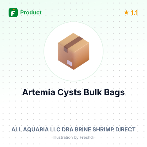 Artemia Cysts Bulk Bags – summary card, no photo uploaded yet