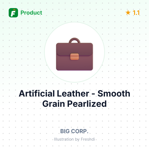 Artificial Leather - Smooth Grain Pearlized – summary card, no photo uploaded yet