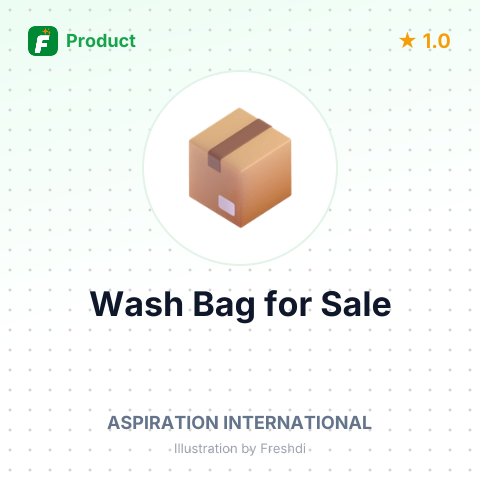 Artificial Rice Sack Wash Bag – summary card, no photo uploaded yet