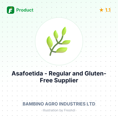 Asafoetida - Regular and Gluten-Free – summary card, no photo uploaded yet