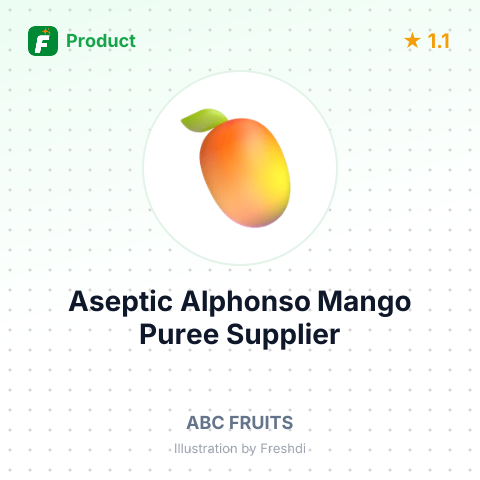Aseptic Alphonso Mango Puree – summary card, no photo uploaded yet