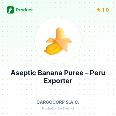 Aseptic Banana Puree – summary card, no photo uploaded yet