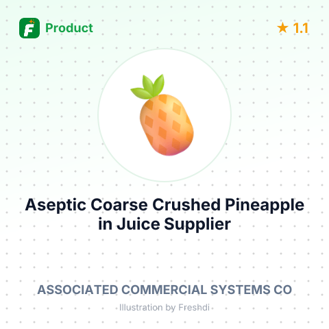 Aseptic Coarse Crushed Pineapple in Juice – summary card, no photo uploaded yet