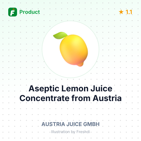 Aseptic Lemon Juice Concentrate – summary card, no photo uploaded yet