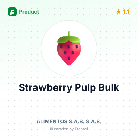 Aseptic Strawberry Pulp – summary card, no photo uploaded yet