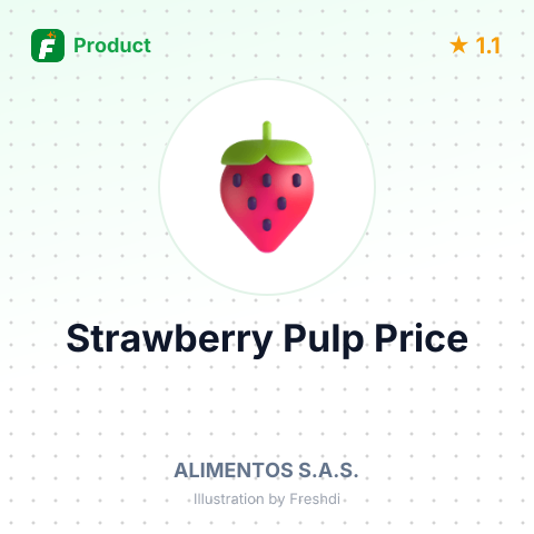 Aseptic Strawberry Pulp – summary card, no photo uploaded yet