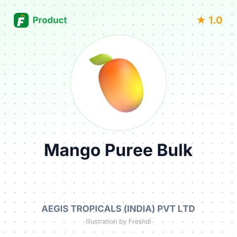 Aseptic Totapuri Mango Puree – summary card, no photo uploaded yet