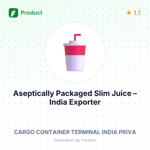 Aseptically Packaged Slim Juice – summary card, no photo uploaded yet