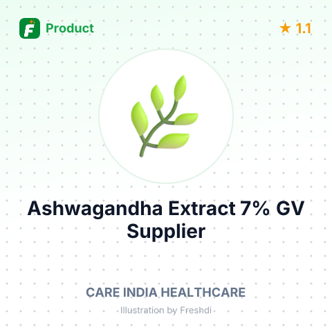 Ashwagandha Extract 7% GV – summary card, no photo uploaded yet