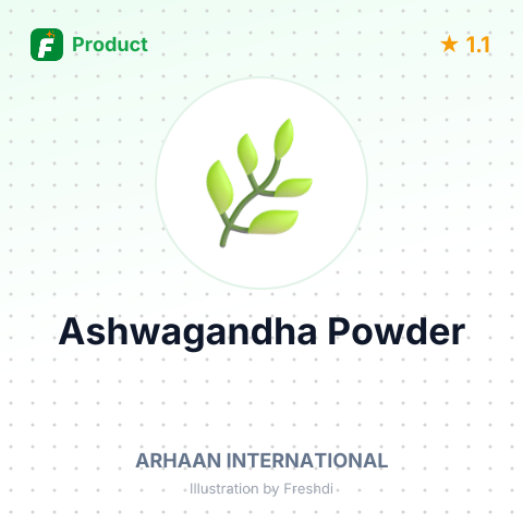 Ashwagandha Powder – summary card, no photo uploaded yet