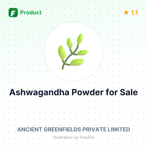 Ashwagandha Powder – summary card, no photo uploaded yet
