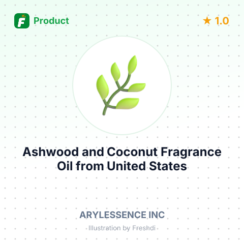 Ashwood and Coconut Fragrance Oil – summary card, no photo uploaded yet