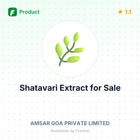 Asparagus Racemosus (Shatavari) Dry Extract – summary card, no photo uploaded yet