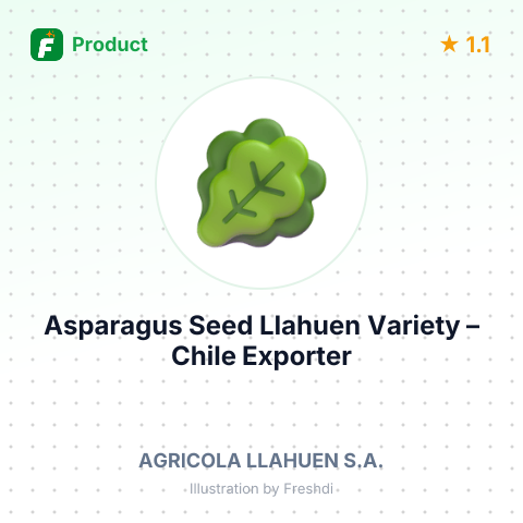 Asparagus Seed, Llahuen Variety – summary card, no photo uploaded yet